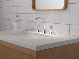 Delta Lineax(TM): Two Handle Widespread Bathroom Faucet
