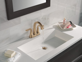 Delta Lineax(TM): Two Handle Centerset Bathroom Faucet