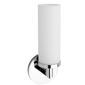4.6in Wide Rosette Single Light in Polished Chrome
