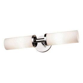 2 Light Bathroom Fixture in Polished Chrome