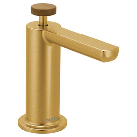Brushed gold soap/lotion dispensers