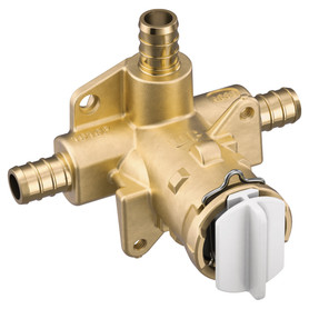 Includes bulk pack Posi-Temp(R) 1/2" crimp ring PEX connection pressure balancing
