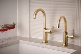 Brizo Kintsu(R): Bar Faucet with Arc Spout - Less Handle