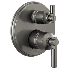 Brizo Invari(R): Pressure Balance Valve With Integrated 6-Function Diverter Trim - Less Handles