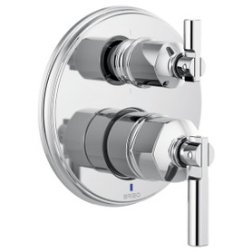 Brizo Invari(R): Pressure Balance Valve With Integrated 6-Function Diverter Trim - Less Handles