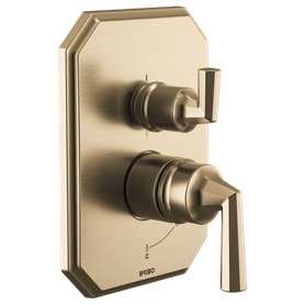 Brizo Beauclere(R): Pressure Balance Valve with Integrated 6-Function Diverter Trim - Less Handles