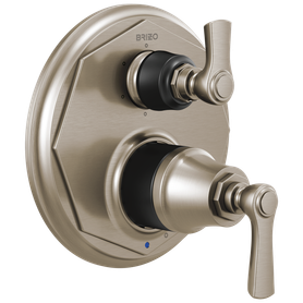 Brizo Rook(R): Pressure Balance Valve with Integrated 6-Function Diverter Trim
