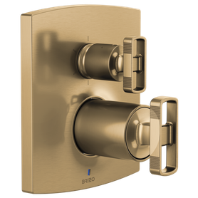 Brizo Kintsu(R): Pressure Balance Valve with Integrated 6-Function Diverter Trim - Less Handles