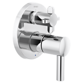 Brizo Odin(R): Pressure Balance Valve with Integrated 3-Function Diverter Trim - Less Handles