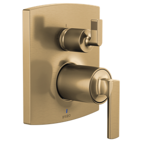 Brizo Kintsu(R): Pressure Balance Valve with Integrated 3-Function Diverter Trim - Less Handles