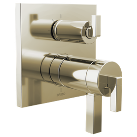 Brizo Frank Lloyd Wright(R): TempAssure(R) Thermostatic Valve with 3-Function Integrated Diverter Trim - Less Handles