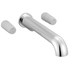 Brizo Roccesco(TM): Two Handle Wall Mount Tub Filler - Less Handles