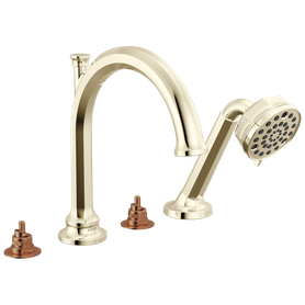 Brizo Beauclere(R): Roman Tub Faucet With Handshower - Less Handles