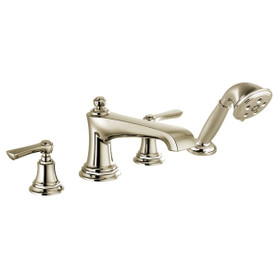 Brizo Rook(R): Roman Tub Faucet with Handshower - Less Handles