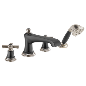 Brizo Rook(R): Roman Tub Faucet with Handshower - Less Handles