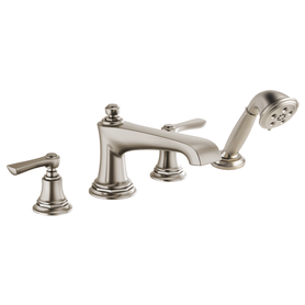 Brizo Rook(R): Roman Tub Faucet with Handshower - Less Handles