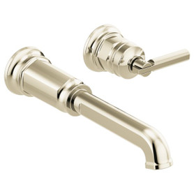 Brizo Invari(R): Two-Hole, Single-Handle Wall Mount Lavatory Faucet - Less Handle 1.5 GPM