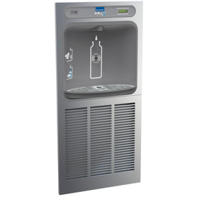 EZWSGRN8K Bottle Filling Station In-Wall with Green Chiller in Stainless Steel
