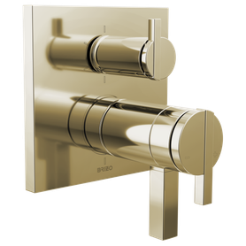 Brizo Frank Lloyd Wright(R): TempAssure(R) Thermostatic Valve with Integrated Diverter Trim Lunar Handle Kit