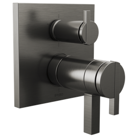 Brizo Frank Lloyd Wright(R): TempAssure(R) Thermostatic Valve with Integrated Diverter Trim Lunar Handle Kit