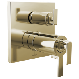 Brizo Frank Lloyd Wright(R): TempAssure(R) Thermostatic Valve with Integrated Diverter Trim Gap Lever Handle Kit