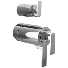 Brizo Frank Lloyd Wright(R): TempAssure(R) Thermostatic Valve with Integrated Diverter Trim Gap Lever Handle Kit