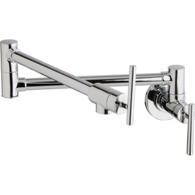 LKAV4091LS Wall Mount Pot Filler in Lustrous Steel