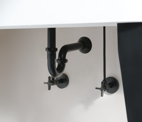 Brizo Odin(R): Angled Supply Stop Valve with Cross Handle