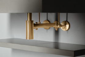 Brizo Odin(R): Angled Supply Stop Valve with Cross Handle