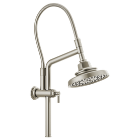 Brizo Essential(TM) Shower: 10 7/16" Classic Slide Bar Shower Arm And Flange