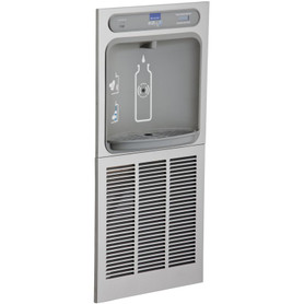 LZWSGRN8K Filtered Bottle Filling Station In-Wall with Green Chiller in Stainless Steel