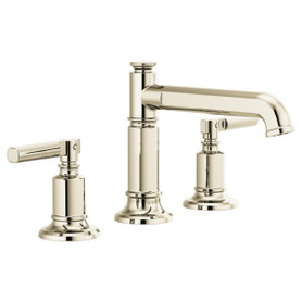 Brizo Invari(R): Widespread Lavatory Faucet with Column Spout - Less Handles 1.2 GPM