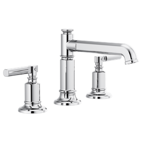 Brizo Invari(R): Widespread Lavatory Faucet with Column Spout - Less Handles 1.2 GPM