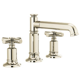 Brizo Invari(R): Widespread Lavatory Faucet with Column Spout - Less Handles 1.5 GPM
