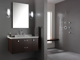 Brizo Odin(R): Widespread Lavatory Faucet - Less Handles 1.2 GPM