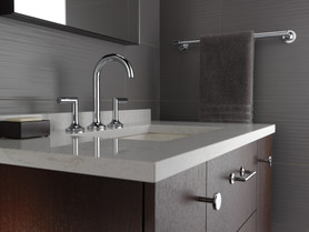 Brizo Odin(R): Widespread Lavatory Faucet - Less Handles