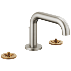Brizo Litze(R): Widespread Lavatory Faucet with Low Spout - Less Handles 1.5 GPM