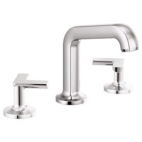 Brizo Kintsu(R): Widespread Lavatory Faucet with Angled Spout - Less Handles 1.5 GPM