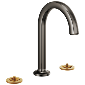 Brizo Kintsu(R): Widespread Lavatory Faucet with Arc Spout - Less Handles 1.2 GPM