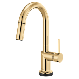 Brizo Odin(R): SmartTouch(R) Pull-Down Prep Kitchen Faucet with Arc Spout - Less Handle