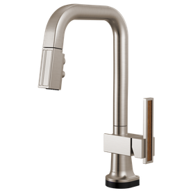 Brizo Frank Lloyd Wright(R): SmartTouch(R) Pull-Down Prep Faucet with Square Spout - Less Handle