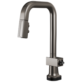 Brizo Frank Lloyd Wright(R): SmartTouch(R) Pull-Down Prep Faucet with Square Spout - Less Handle