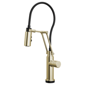 Brizo Odin(R): SmartTouch(R) Articulating Kitchen Faucet - Less Handle