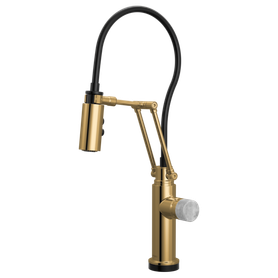Brizo Odin(R): SmartTouch(R) Articulating Kitchen Faucet - Less Handle