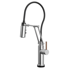Brizo Odin(R): SmartTouch(R) Articulating Kitchen Faucet - Less Handle