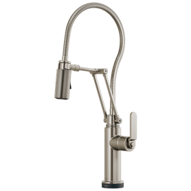 Brizo Litze(R): SmartTouch(R) Articulating Kitchen Faucet With Finished Hose