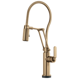 Brizo Litze(R): SmartTouch(R) Articulating Kitchen Faucet With Finished Hose