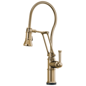 Brizo Artesso(R): SmartTouch(R) Articulating Kitchen Faucet With Finished Hose