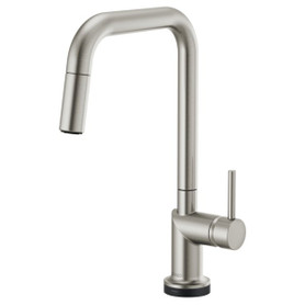 Brizo Odin(R): SmartTouch(R) Pull-Down Kitchen Faucet with Square Spout - Less Handle