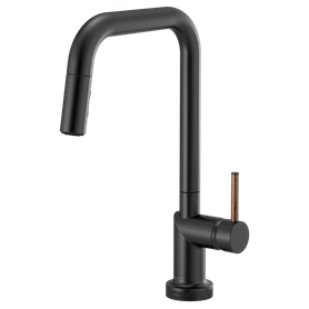 Brizo Odin(R): SmartTouch(R) Pull-Down Kitchen Faucet with Square Spout - Less Handle